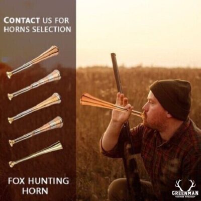 Fox Hunting Horn, Leather Case