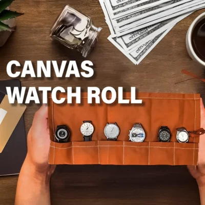 canvas watch roll, watch rolls