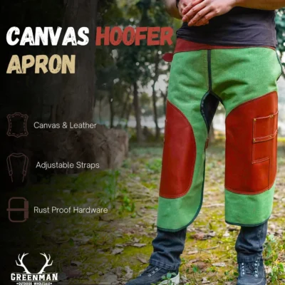 canvas farrier apron, leather canvas hoofer apron