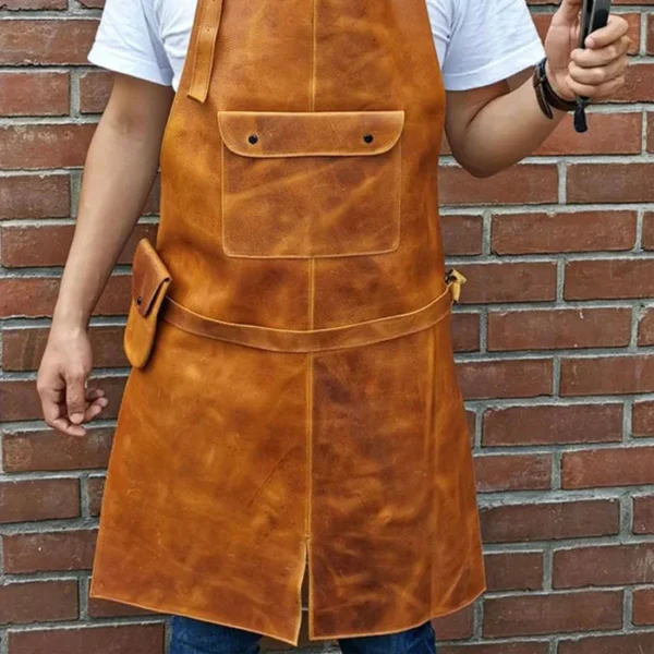 Leather Aprons, Leather Woodworking Apron, Leather Butcher Apron, Leather Chef Apron, Leather Blacksmith Apron, Leather BBQ Apron,