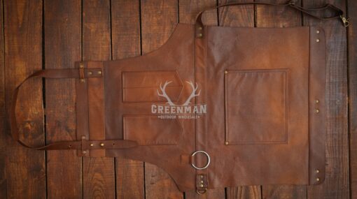 leather apron, leather safety apron, leather aprons for professional, multi pocket leather apron