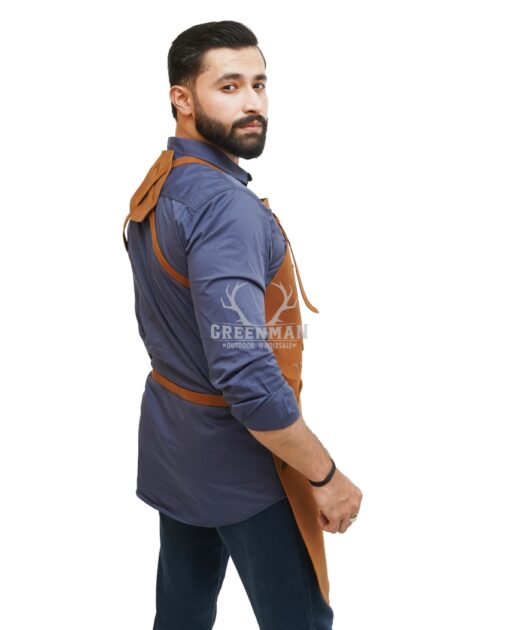 Leather Apron for Men with Pockets