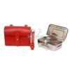 sandwich tin with leather case,hunting sandwich tin
