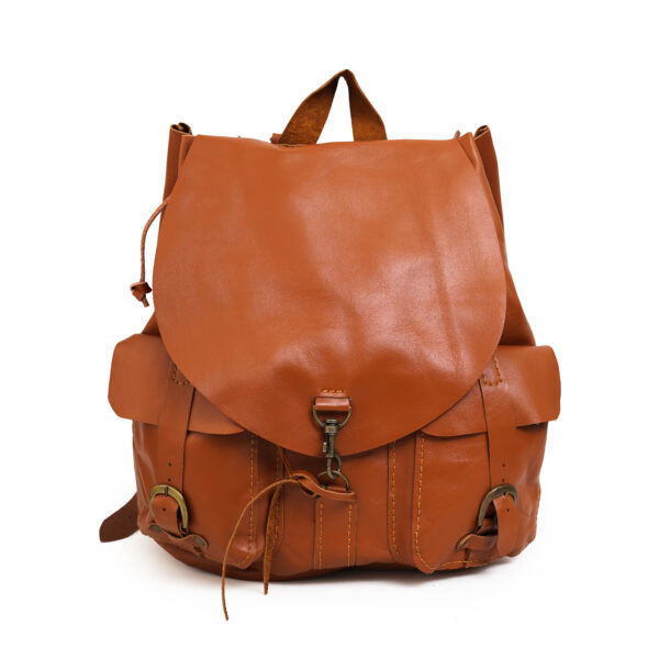 leather backpack, leather bag, tan leather backpack