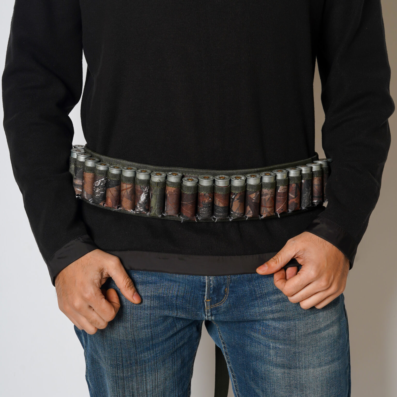 canvas cartridge belt, shooting shell holder, olive cartridge belt, canvas shooting shell holder