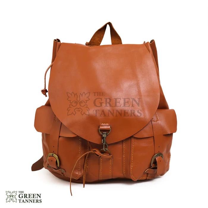leather backpack, leather bag, tan leather backpack