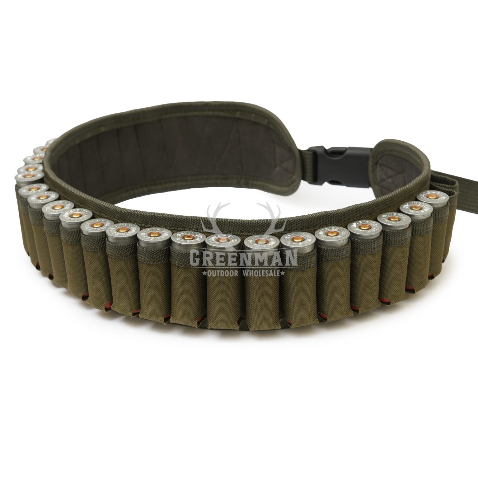 canvas cartridge belt, shooting shell holder, olive cartridge belt, canvas shooting shell holder