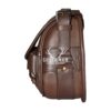 leather hunting speed bag, leather cartridge bag, ammo carrier