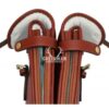 Tan leather shotgun case with detachable design, leather shotgun case