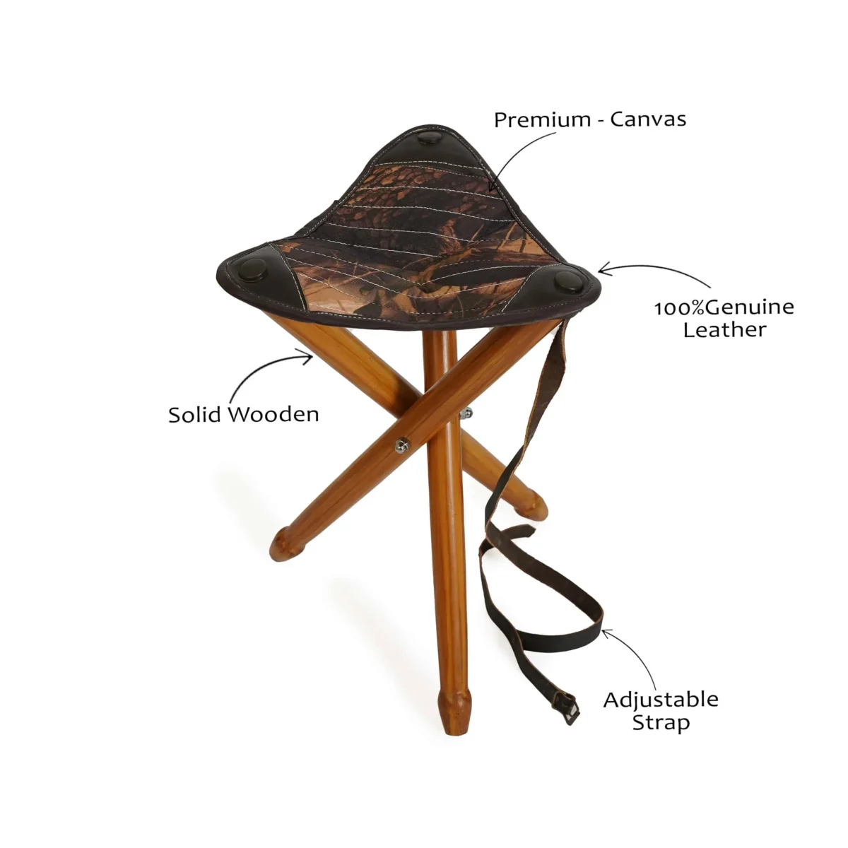 cordura camping stool, tripod camping stool