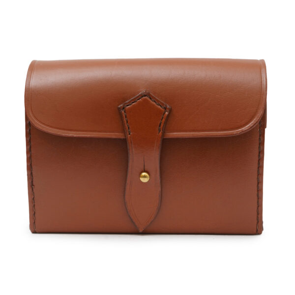 tan leather sandwich case, leather sandwich case