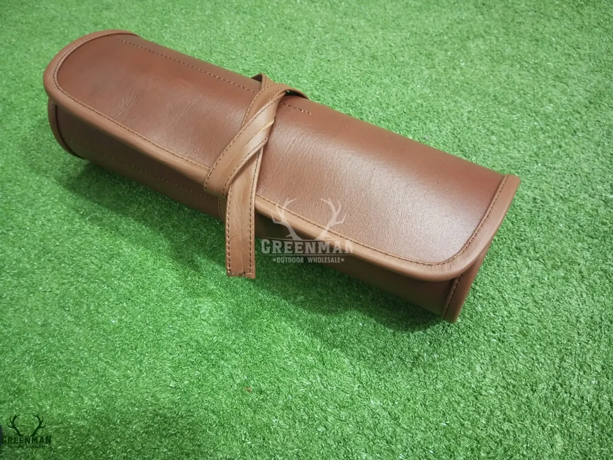 leather knife roll, leather knife roll bag, brown knife roll for chefs