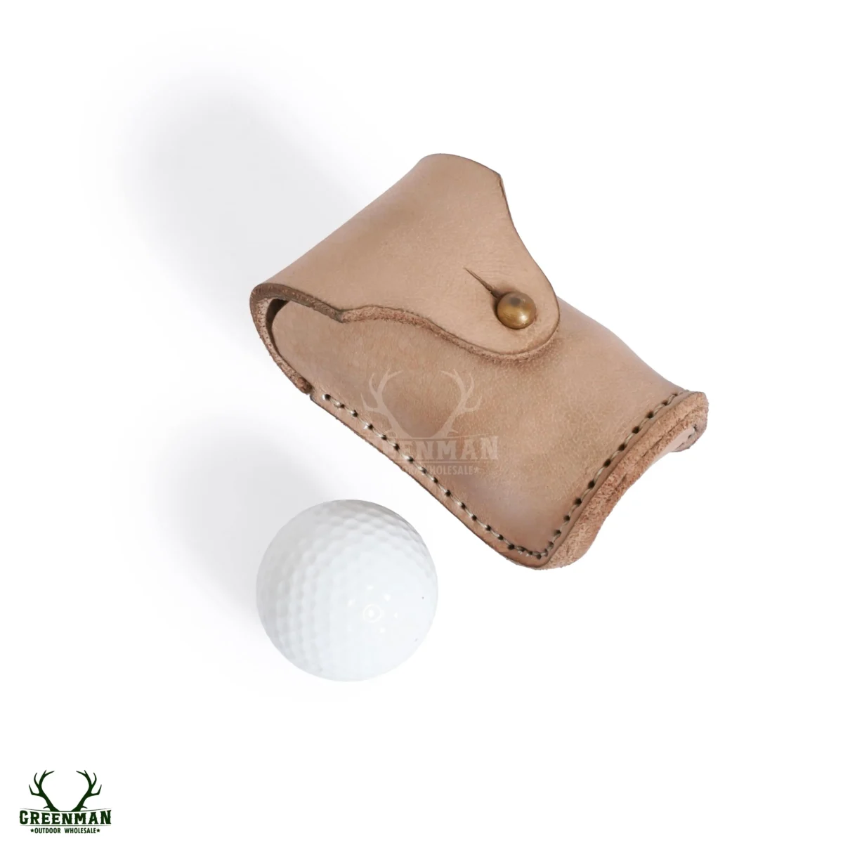 leather golf ball case