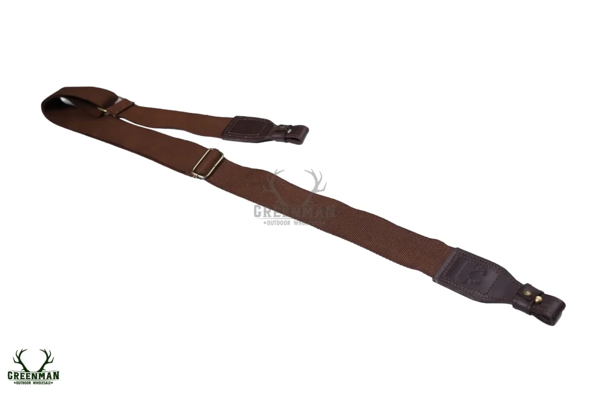 shotgun sling, leather cotton shotgun sling