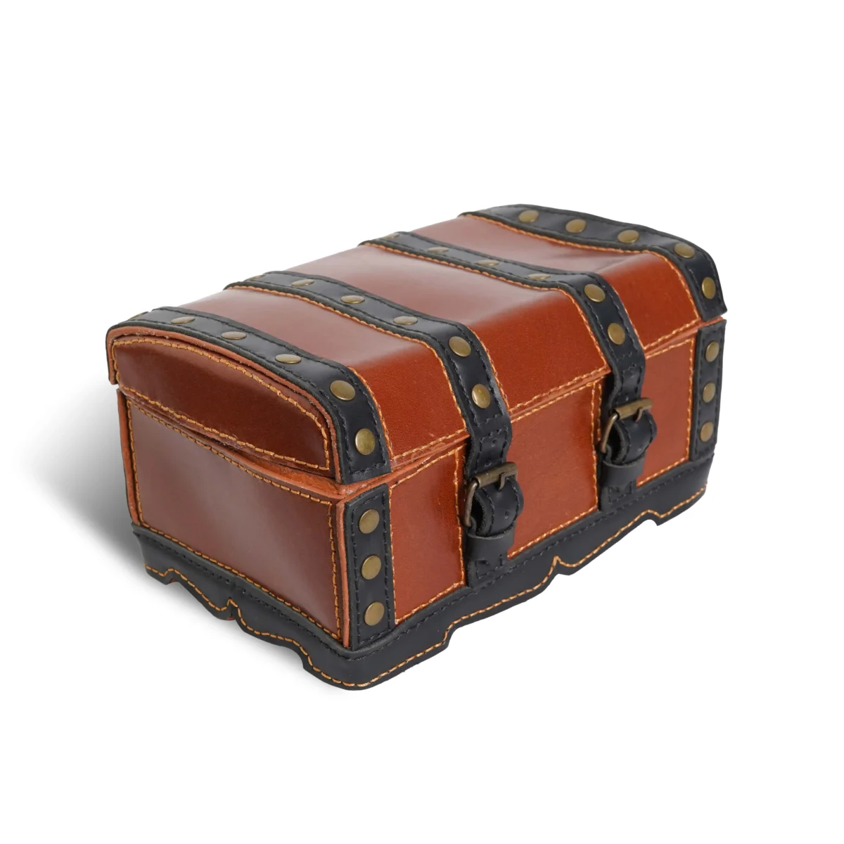 leather treasure box