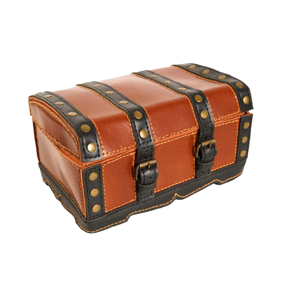 leather treasure box