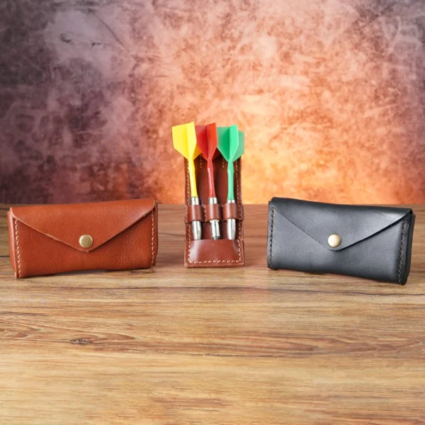 leather dart case, dart case