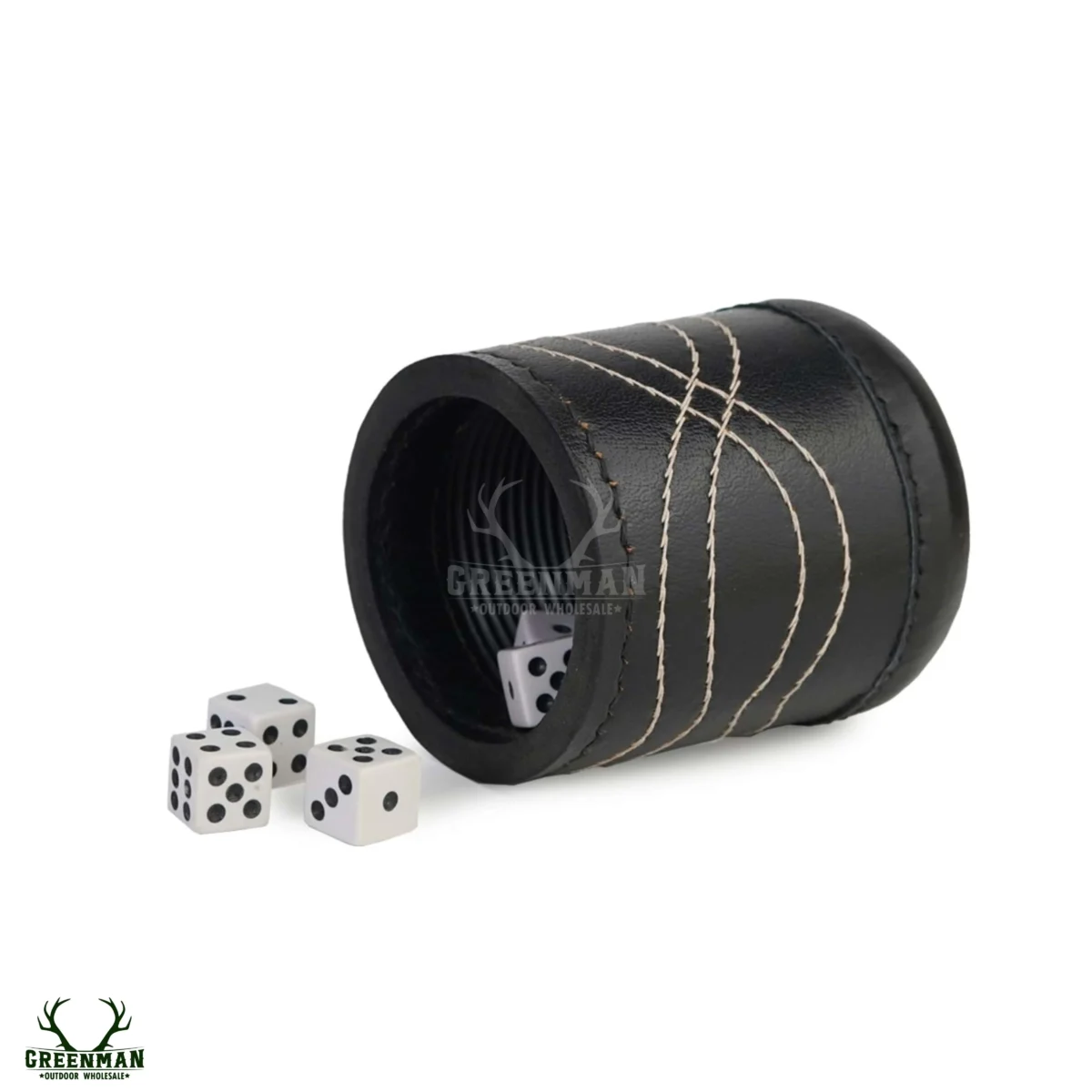 leather dice cup, leather dice shaker