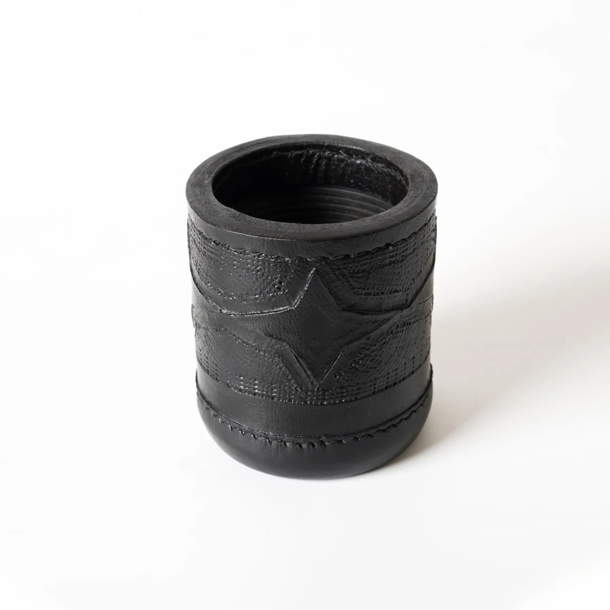 leather dice cup, leather dice shaker