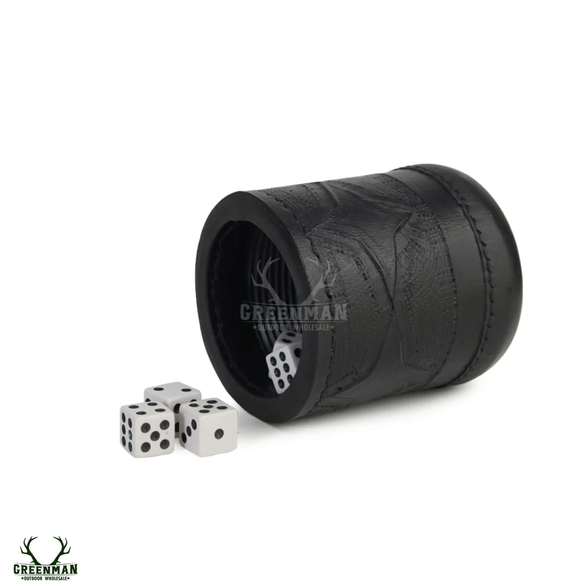 leather dice cup, leather dice shaker