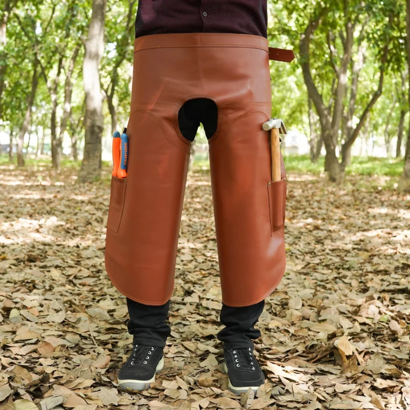 Tablier Maréchal-ferrant En Cuir Suédé - Protection Durable Pour L'entretien Des Sabots