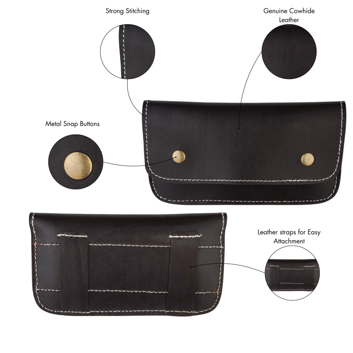leather cartridge belt pouch