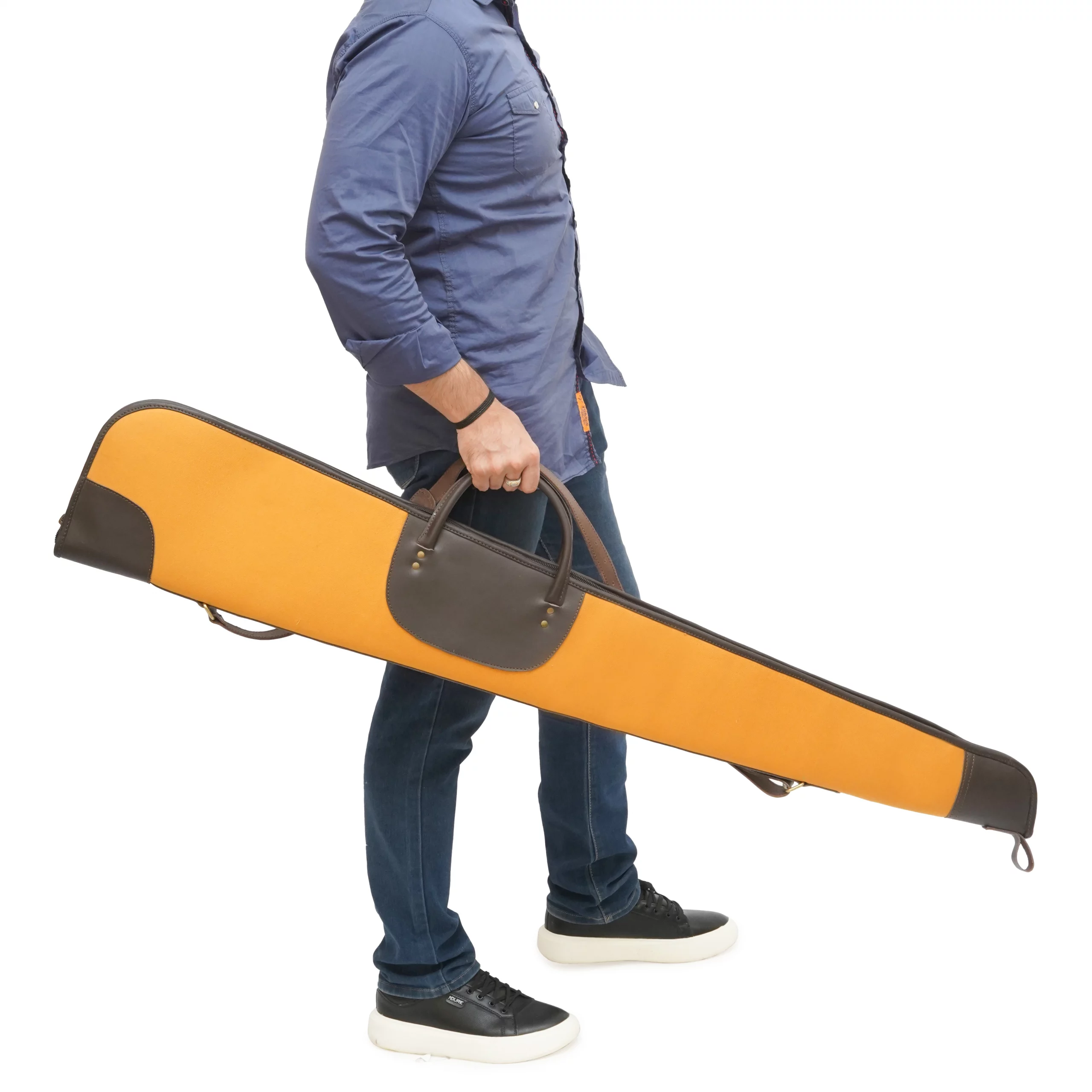 Canvas Rifle Case, Leather Slip Case